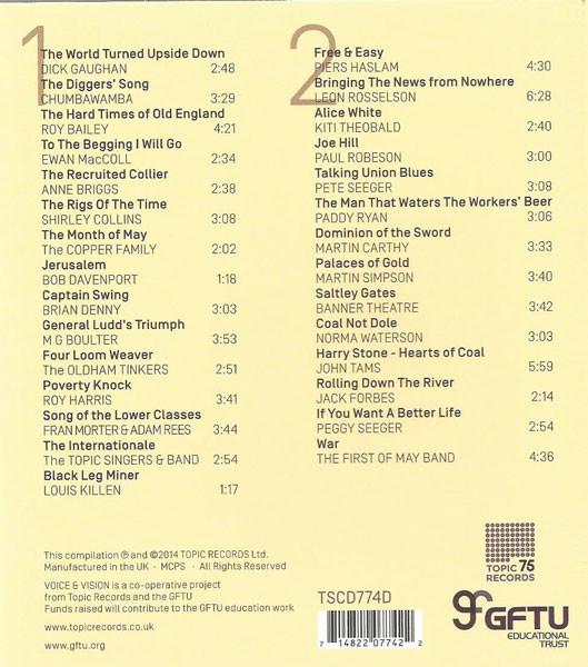 Various Artists - Voice + Vision. Songs Of Resistance, Democracy + Peace - Double Cd