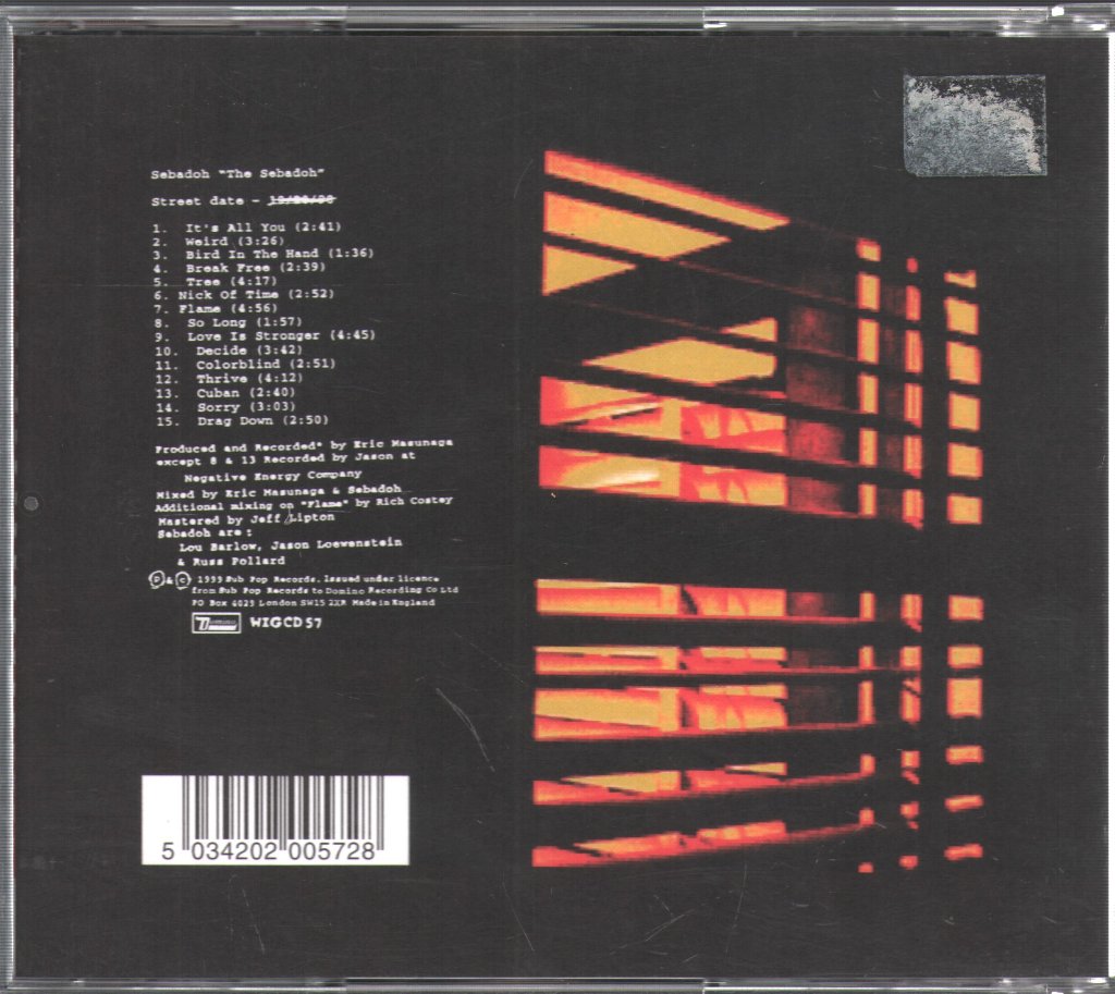 Sebadoh - Sebadoh - Cd