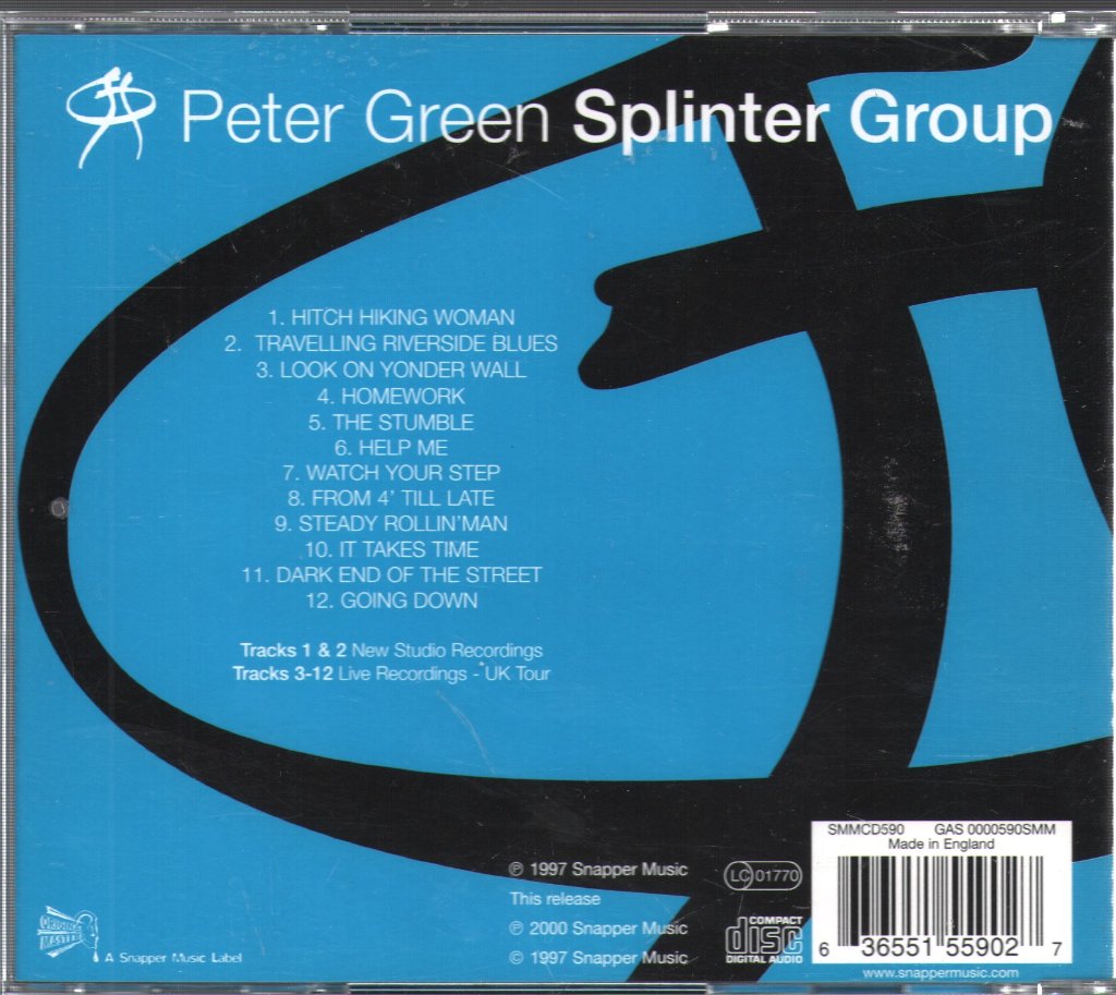 Peter Green Splinter Group - Splinter Group - Cd