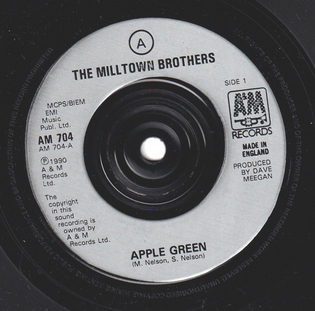 Milltown Brothers - Apple Green - 7 Inch