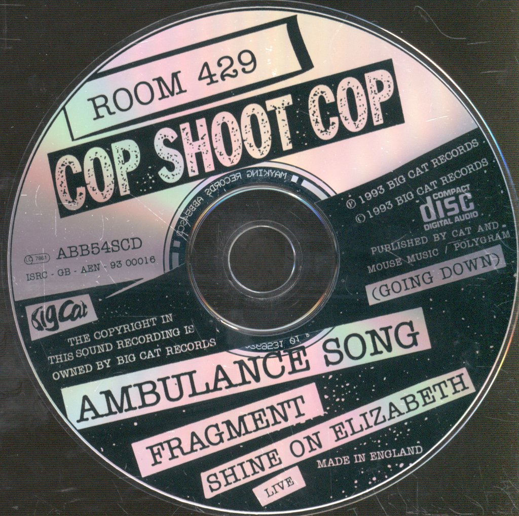 Cop Shoot Cop - Room 429 - Cd