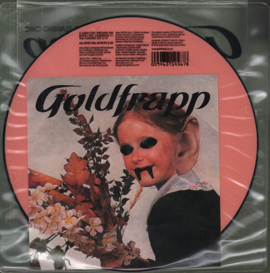 Goldfrapp - Satin Boys Flaming Chic - 7 Inch