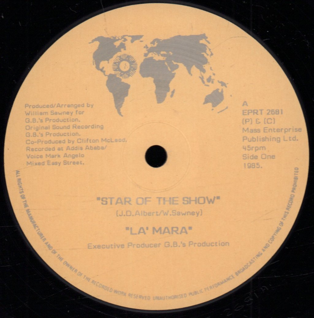 La' Mara - Star Of The Show - 12 Inch