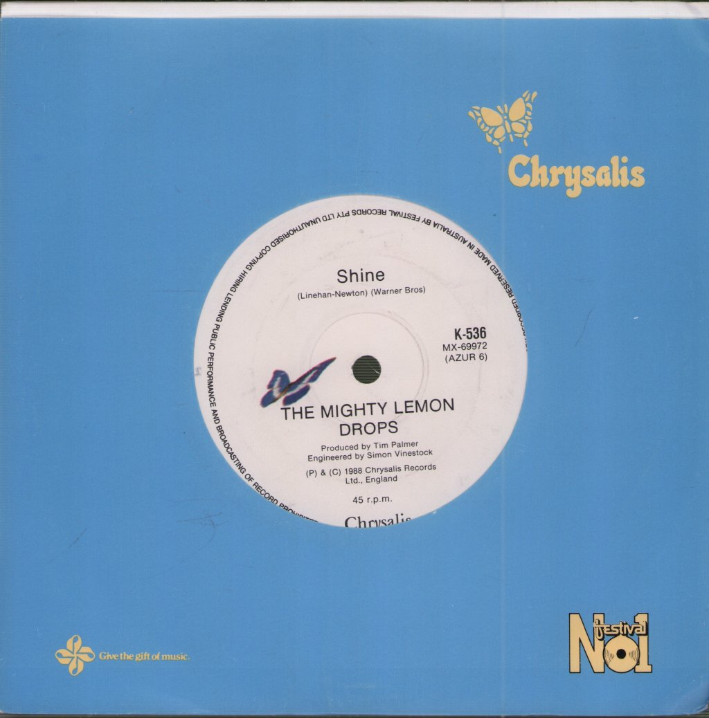 Mighty Lemon Drops - Inside Out - 7 Inch