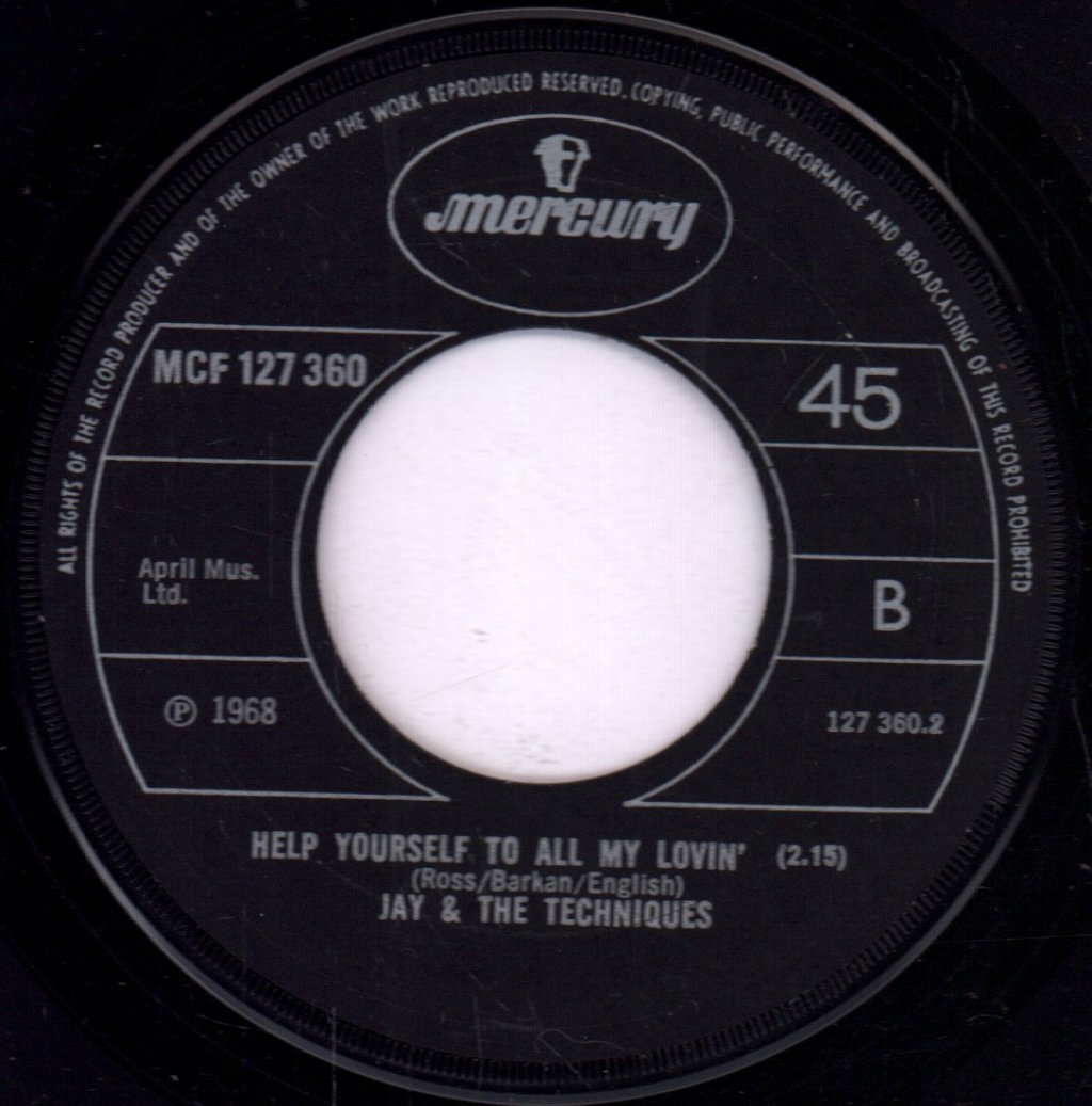 Jay And The Techniques - Baby Make Your Own Sweet Music - 7 Inch