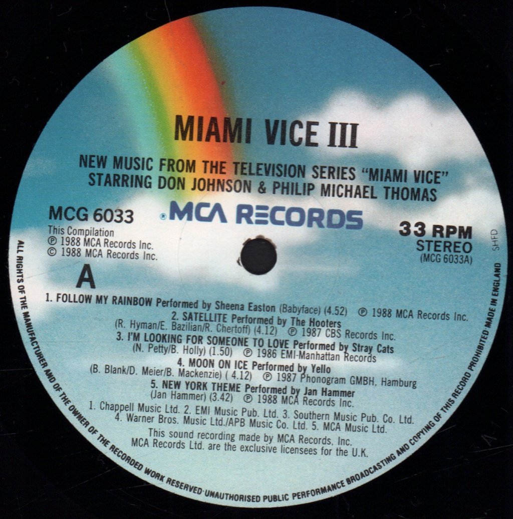Various Artists - Miami Vice 3 - Lp