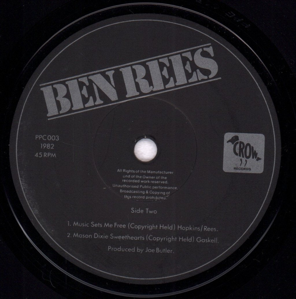 Ben Rees - He Went To Paris - 7 Inch