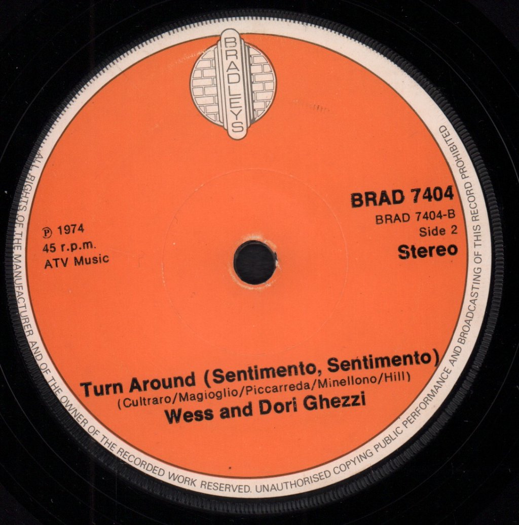Wess And Dori Ghezzi - Let It Be Free - 7 Inch
