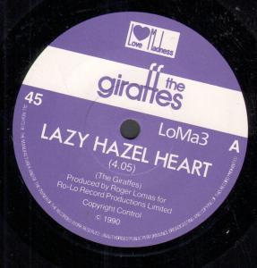 Giraffes - Lazy Hazel Heart - 7 Inch