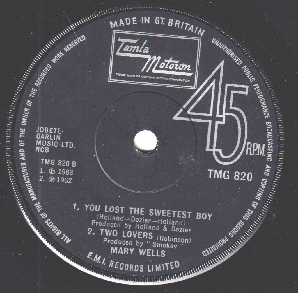 Mary Wells - My Guy - 7 Inch