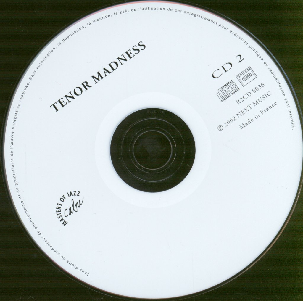 Various Artists - Tenor Madness (A Tenor Sax Anthology) - Double Cd
