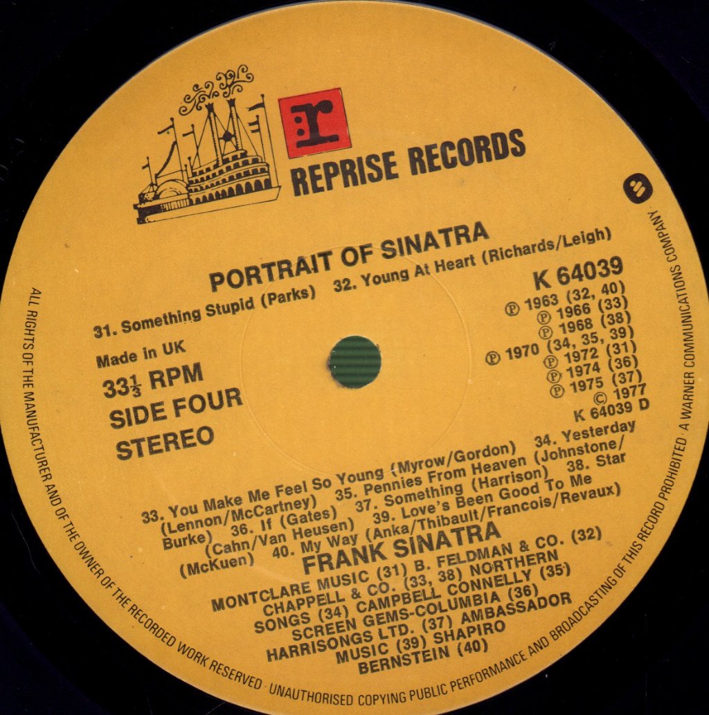 Frank Sinatra - Portrait Of Sinatra - Double Lp