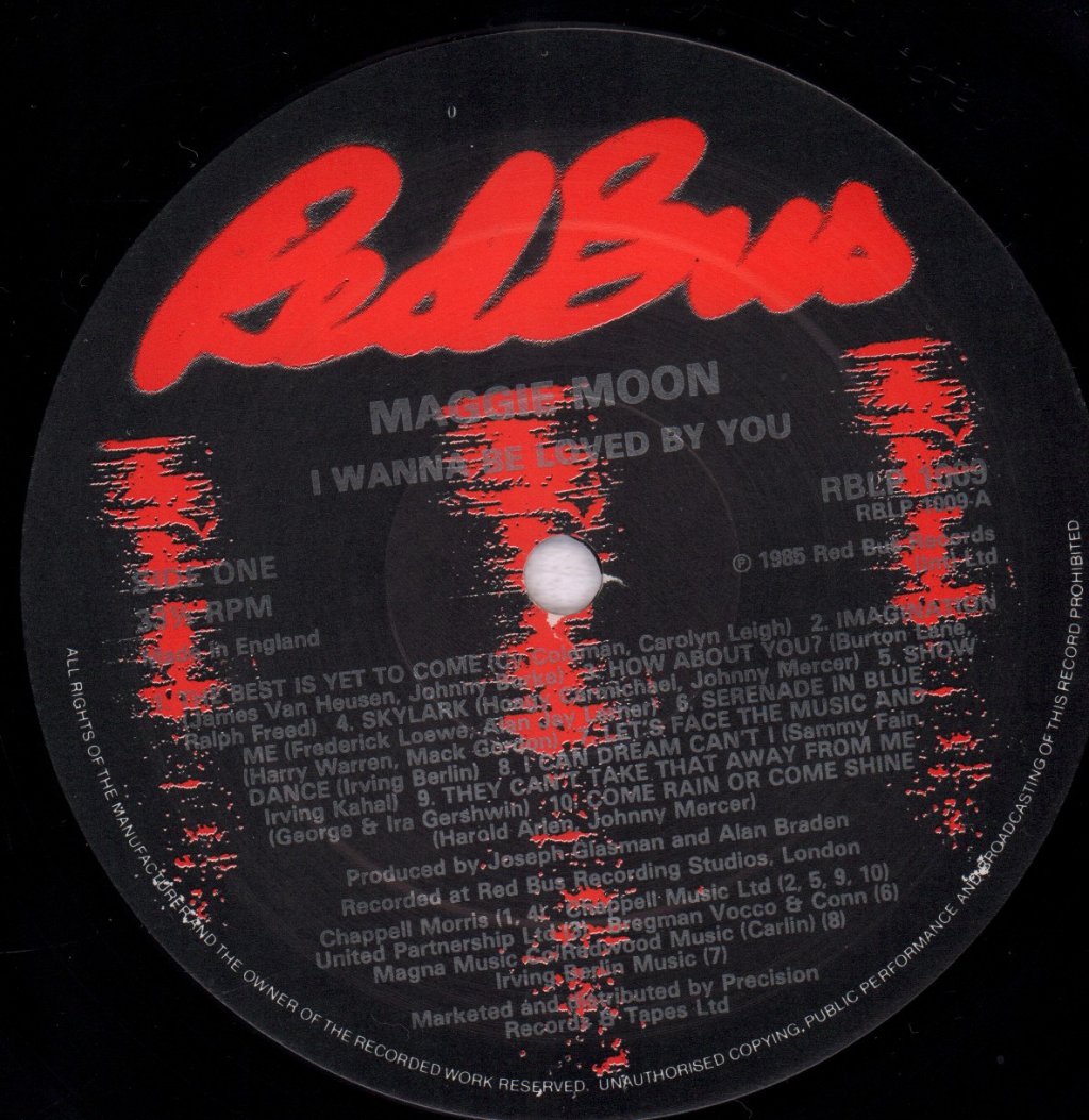 Maggie Moone - I Wanna Be Loved By You - Lp