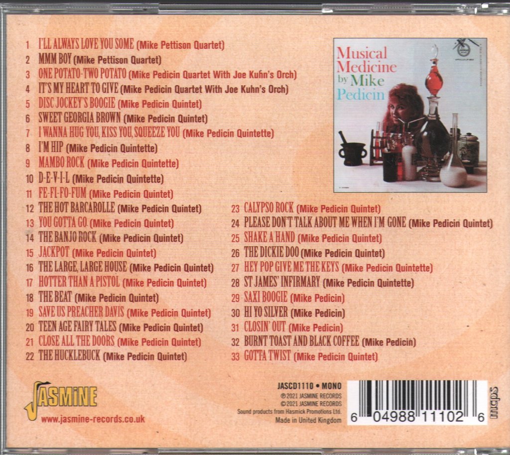 Mike Pedicin - Hotter Than A Pistol - Cd
