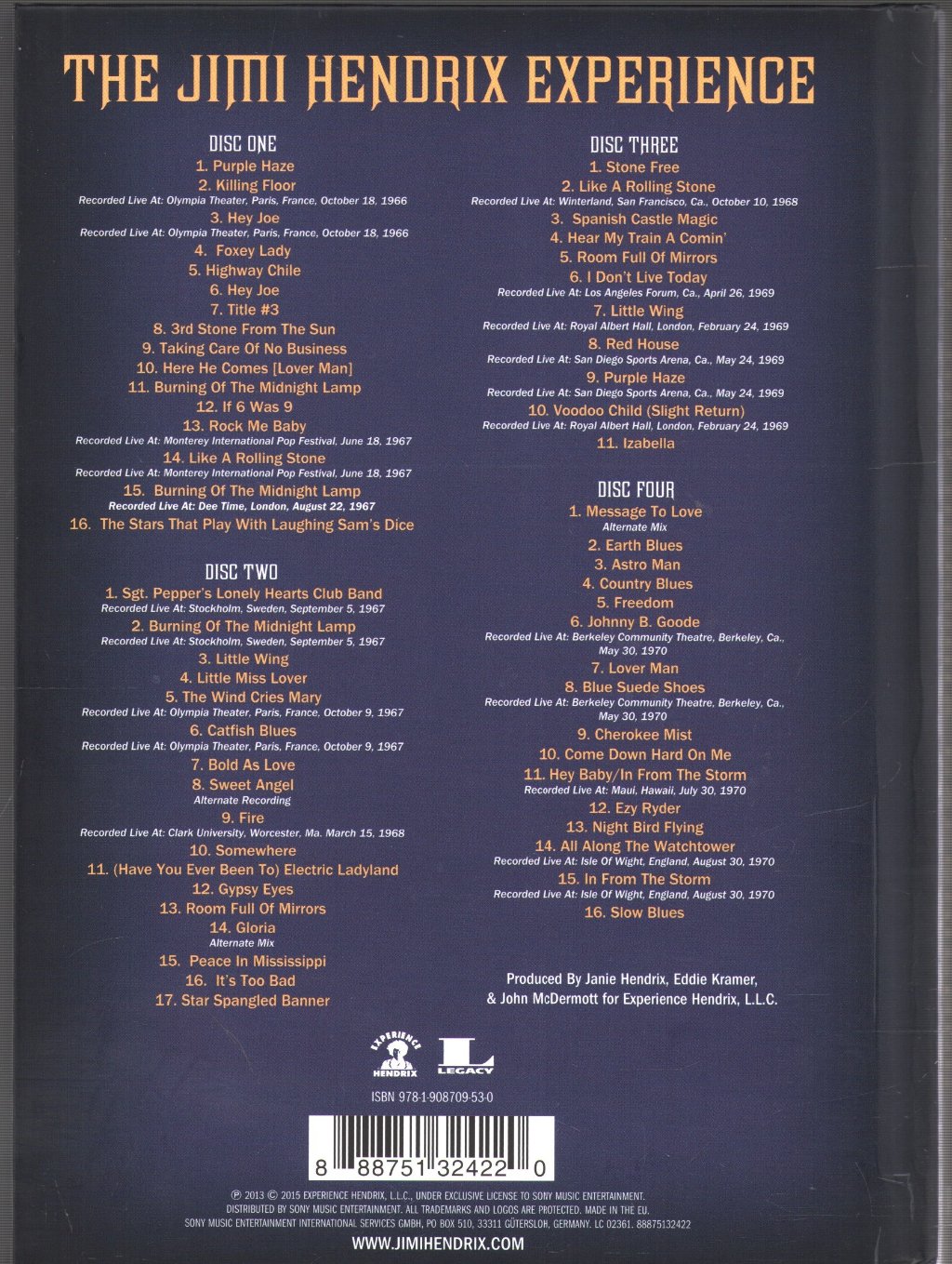 Jimi Hendrix Experience - Jimi Hendrix Experience - Cd Set