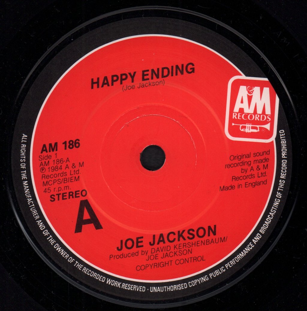 Joe Jackson - Happy Ending - 7 Inch