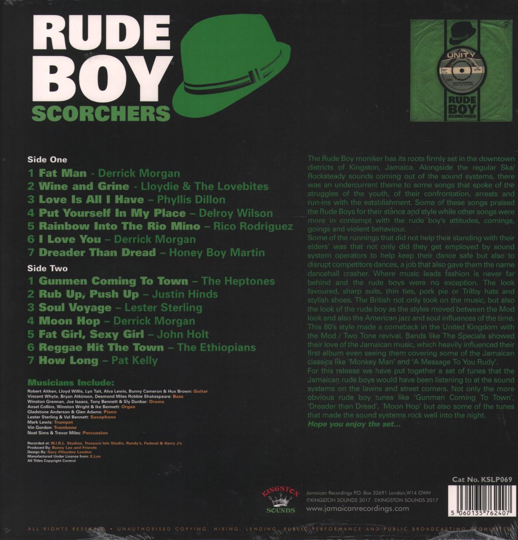 Various Artists - Rude Boy Scorchers - Lp