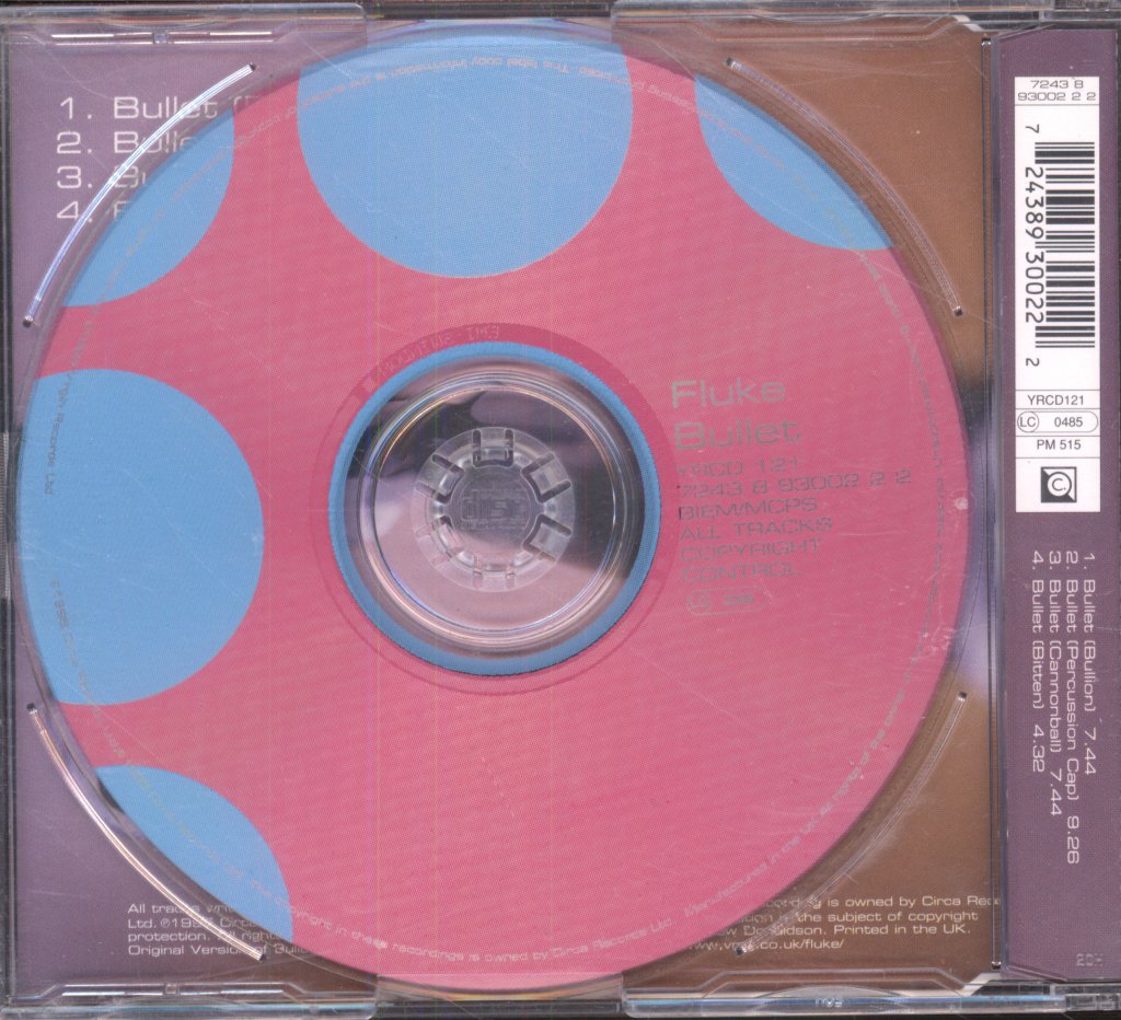 Fluke - Bullet - Cd