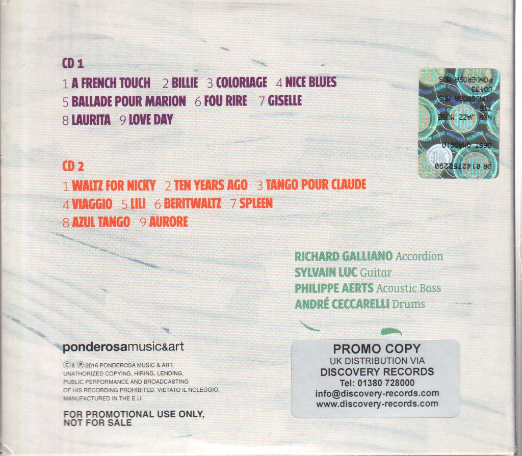 Richard Galliano - New Jazz Musette - Double Cd