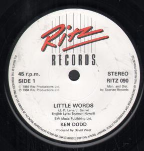 Ken Dodd - Little Words - 7 Inch