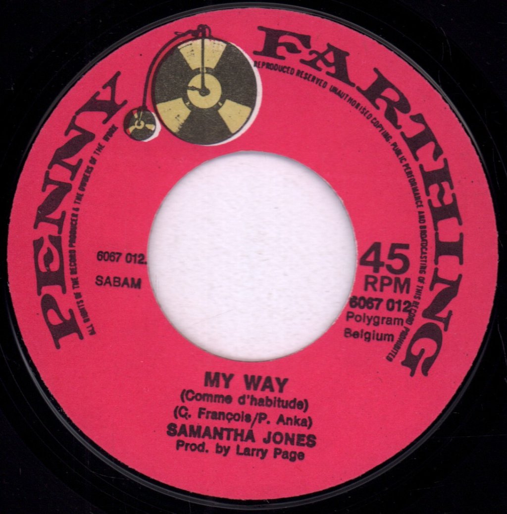 Samantha Jones - My Way - 7 Inch
