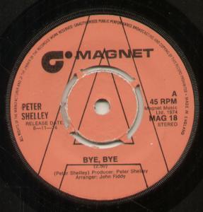 Peter Shelley - Bye Bye - 7 Inch