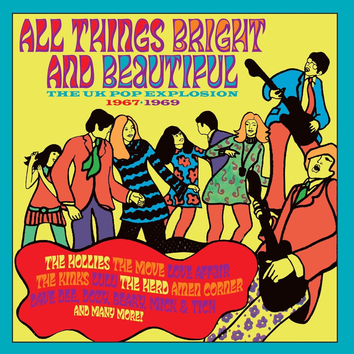 Various Artists - All Things Bright and Beautiful: the UK Pop Explosion 1967-1969 3cd Clamshell Box - Triple Cd