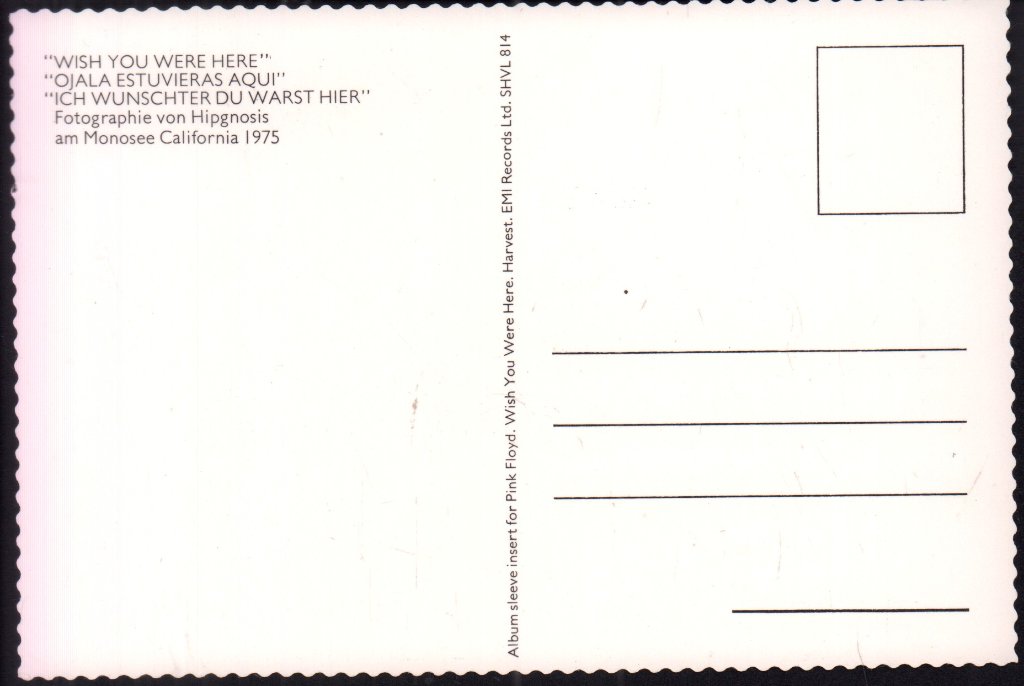 Pink Floyd - Wish You Were Here - Lp