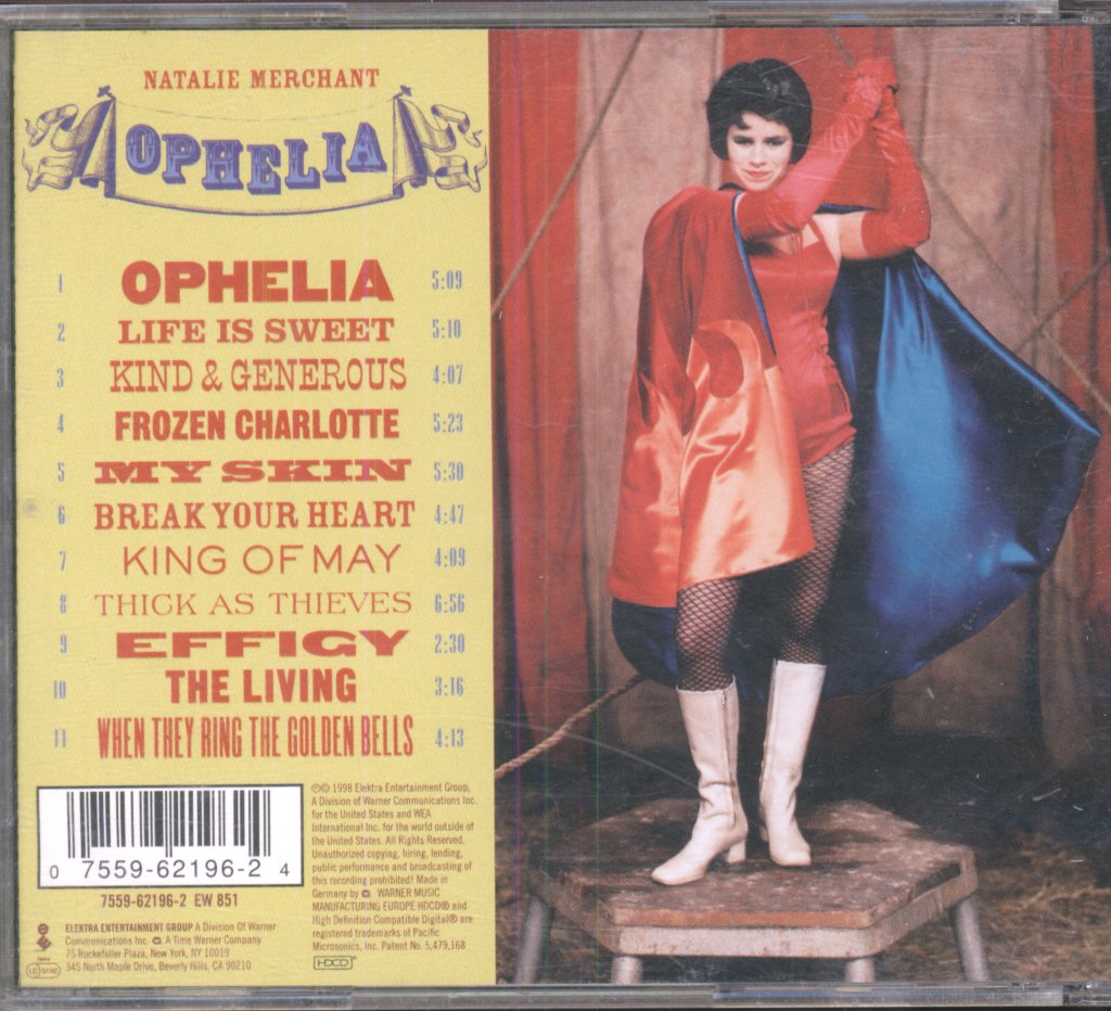 Natalie Merchant - Ophelia - Cd