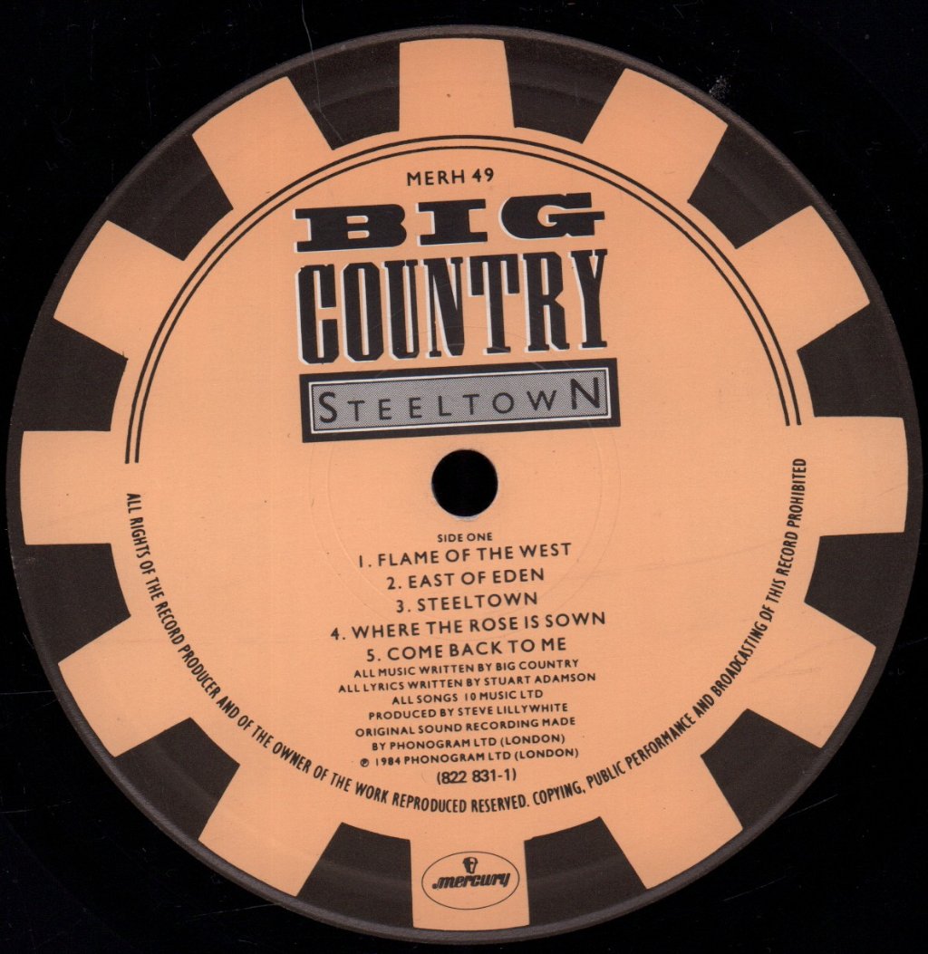 Big Country - Steeltown - Lp