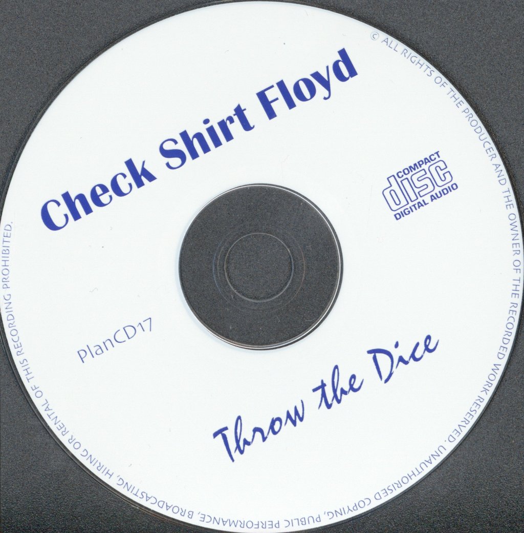 Check Shirt Floyd - Throw The Dice - Cd