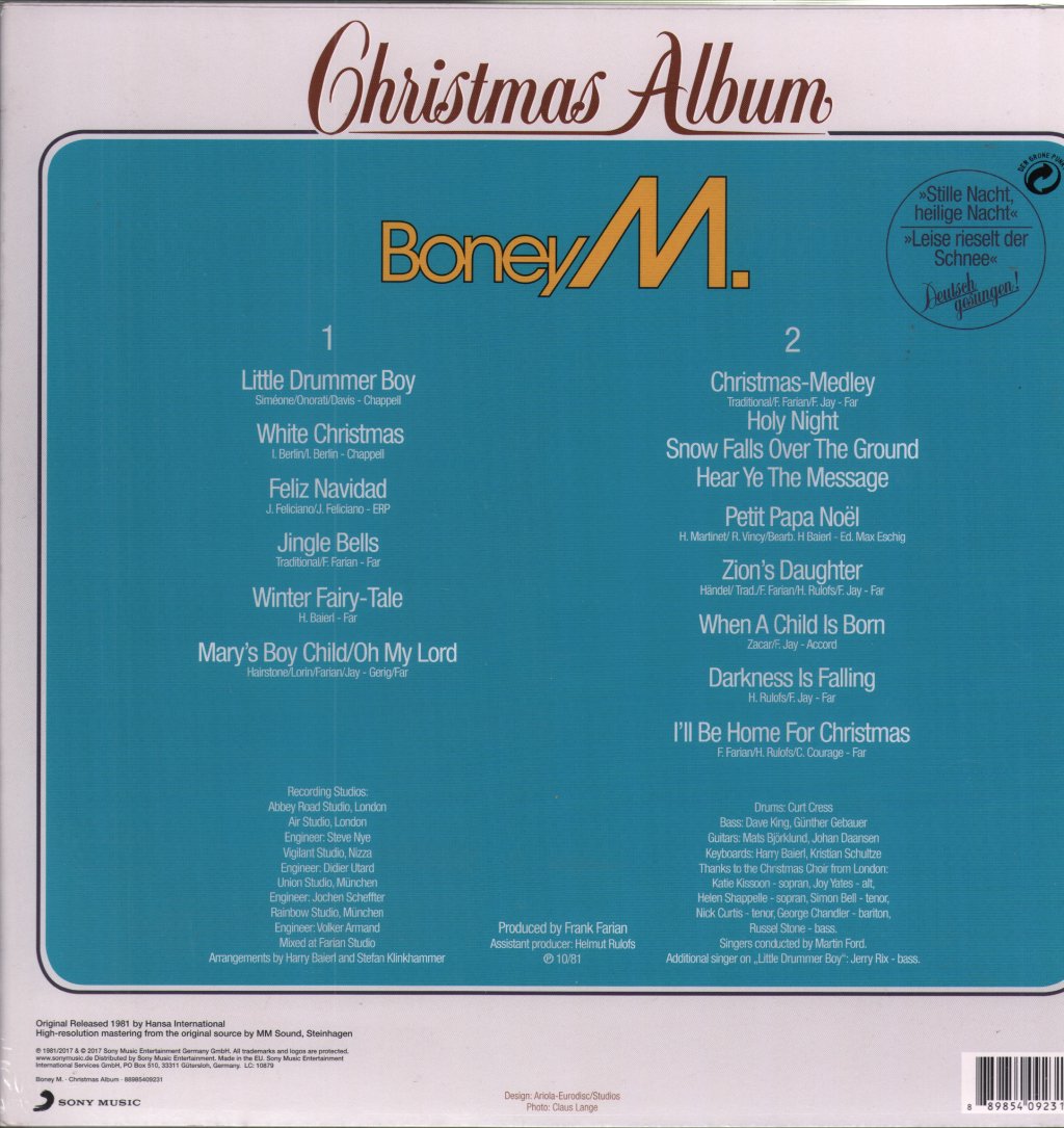 Boney M - Christmas Album - Lp