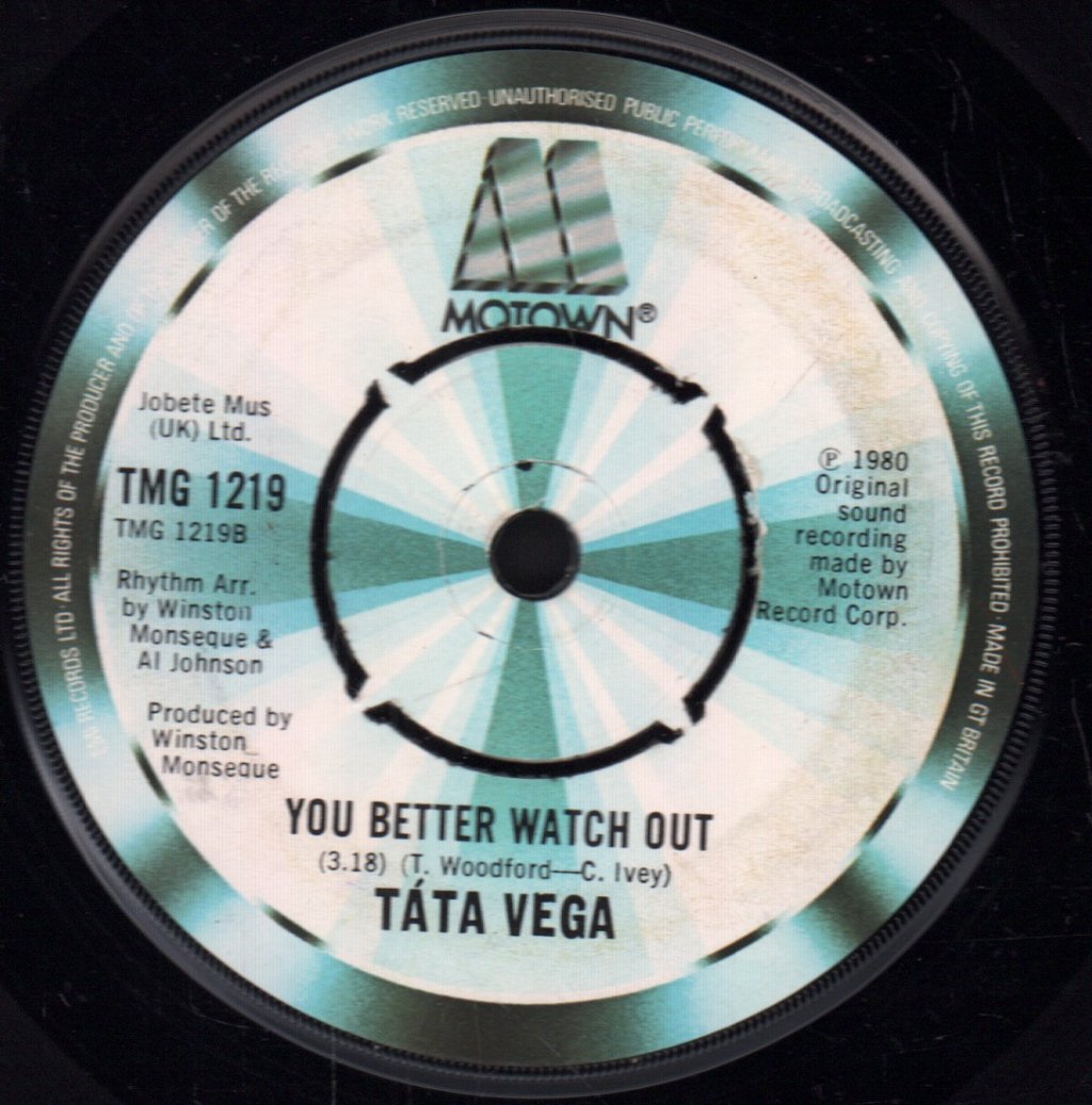 Tata Vega - You Keep Me Hangin On - 7 Inch