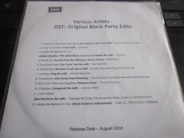 Various Artists - OST / Original Block Party Edits - Cdr