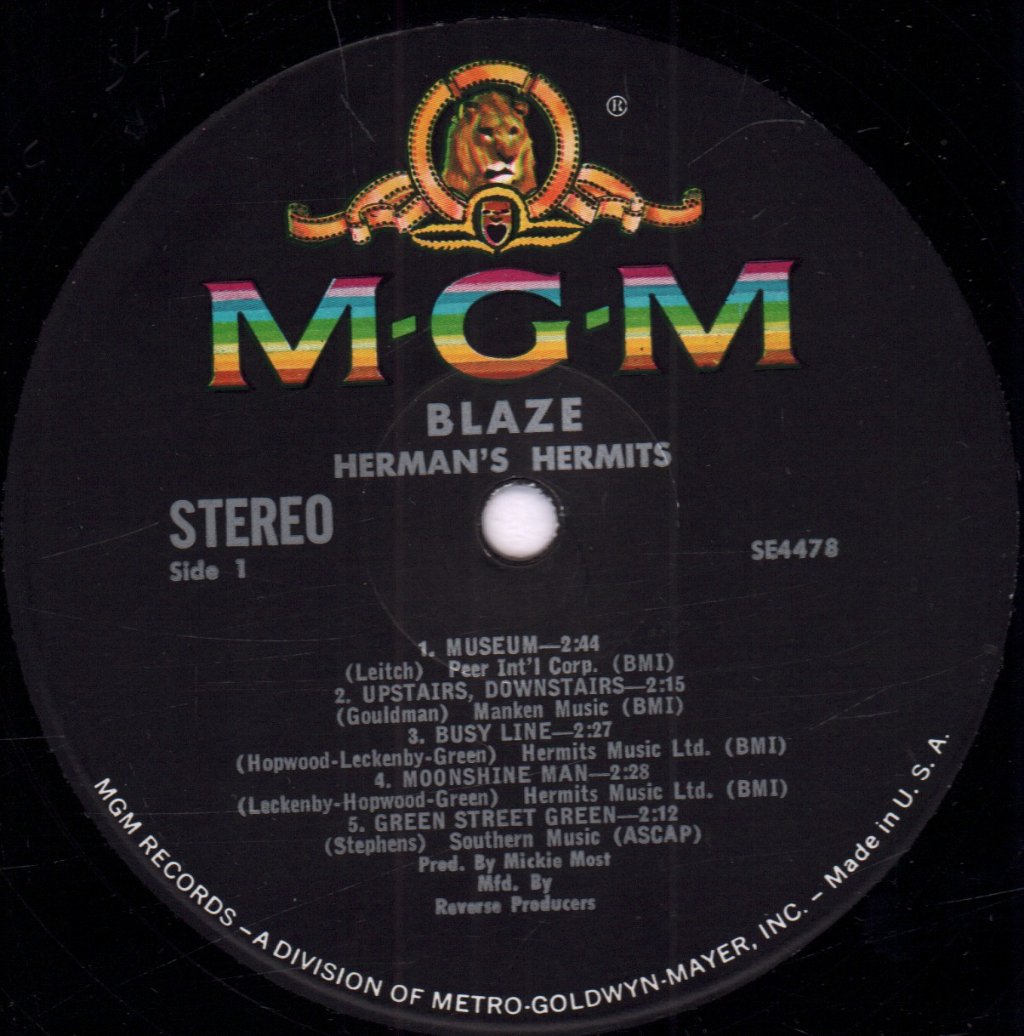 Herman's Hermits - Blaze - Lp