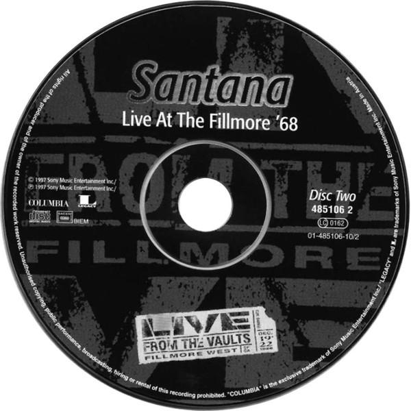 Santana - Live At The Fillmore '68 - Double Cd