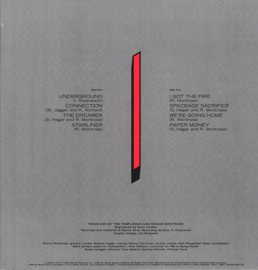 Montrose - Paper Money (50th Anniversary) (Rocktober 2024) - Lp