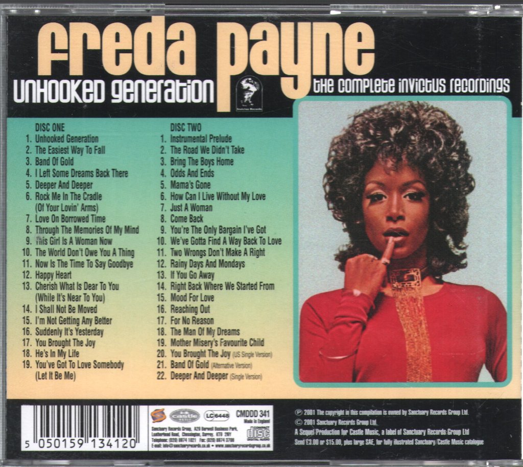 Freda Payne - Unhooked Generation: The Complete Invictus Recordings - Double Cd