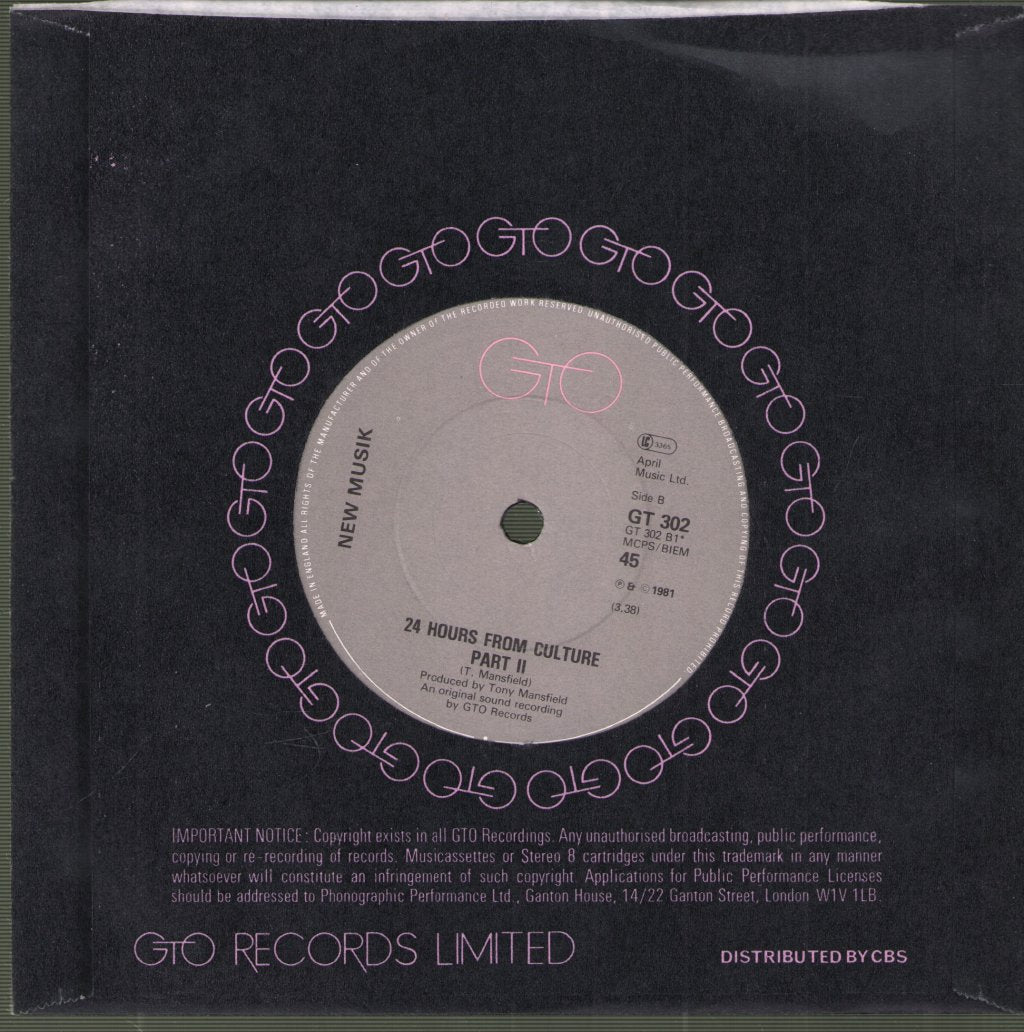 New Musik - Planet Doesn't Mind - 7 Inch
