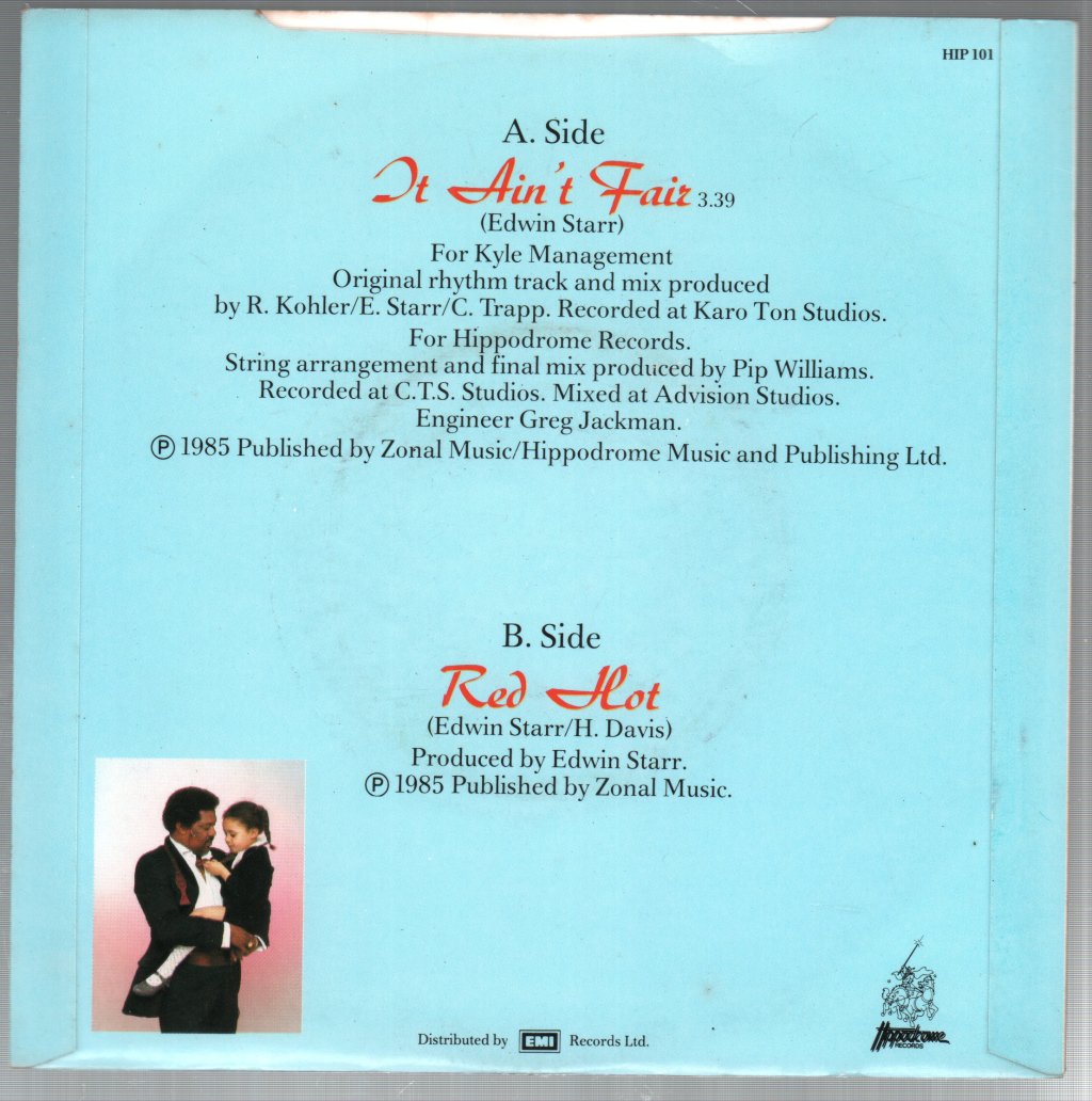 Edwin Starr - It Ain't Fair - 7 Inch