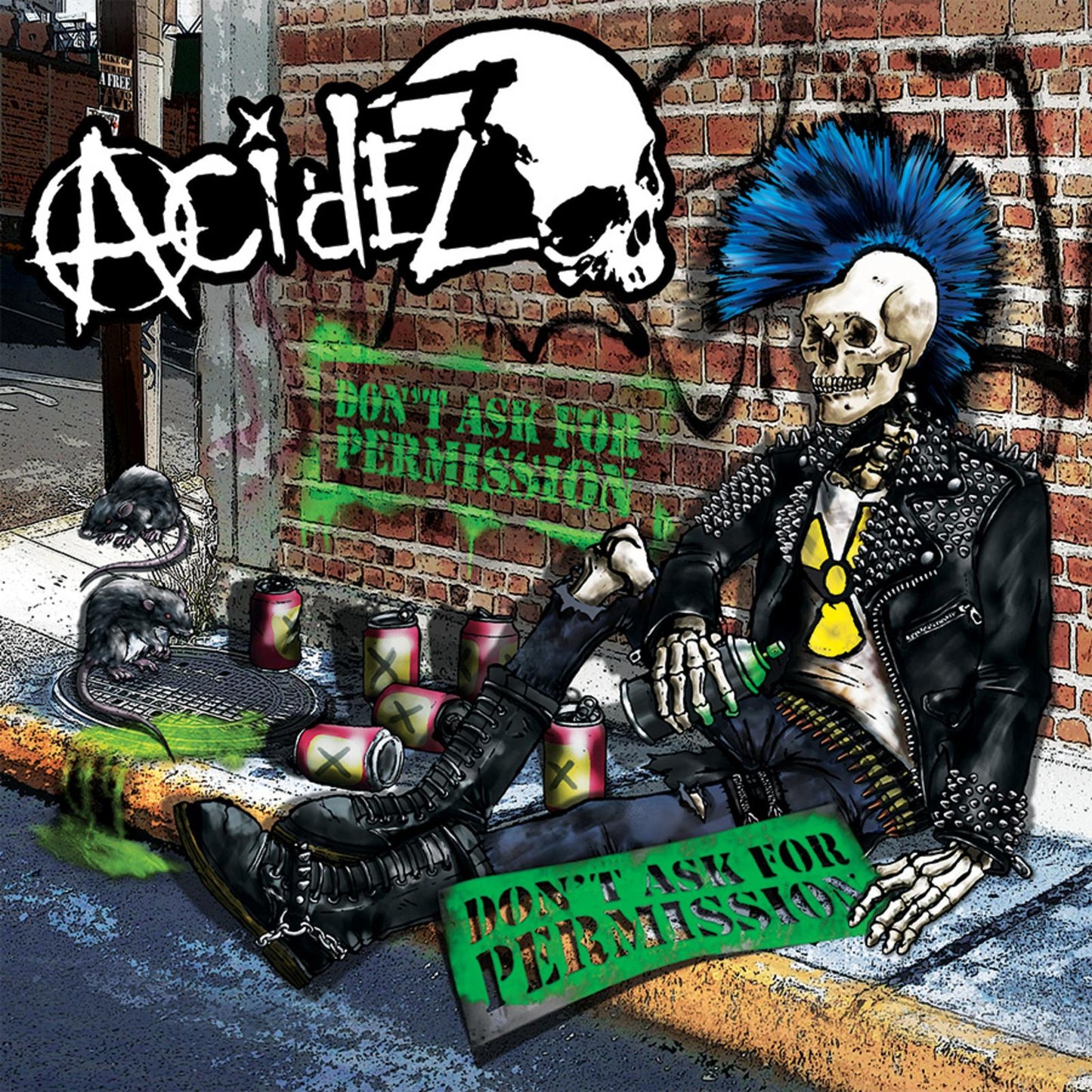 Acidez - Don't Ask For Permission (Random Black, Yellow and Blue Vinyl) - Lp