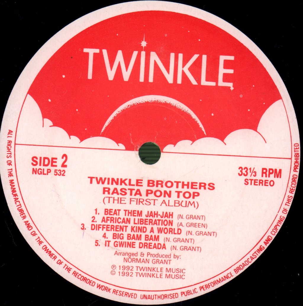 Twinkle Brothers - Rasta Pon Top (The First Album) - Lp