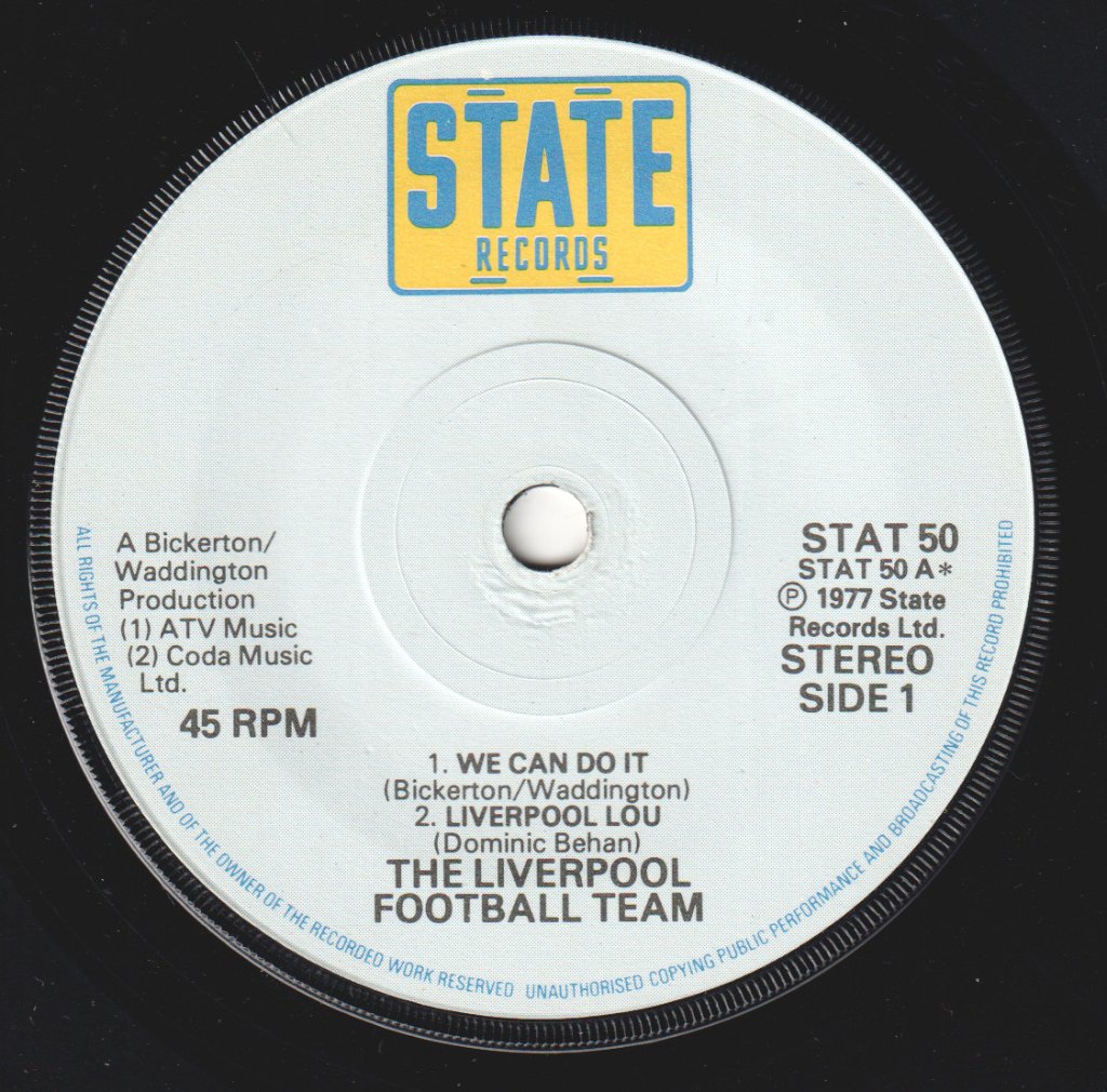 Liverpool Football Team - We Can Do It - 7 Inch