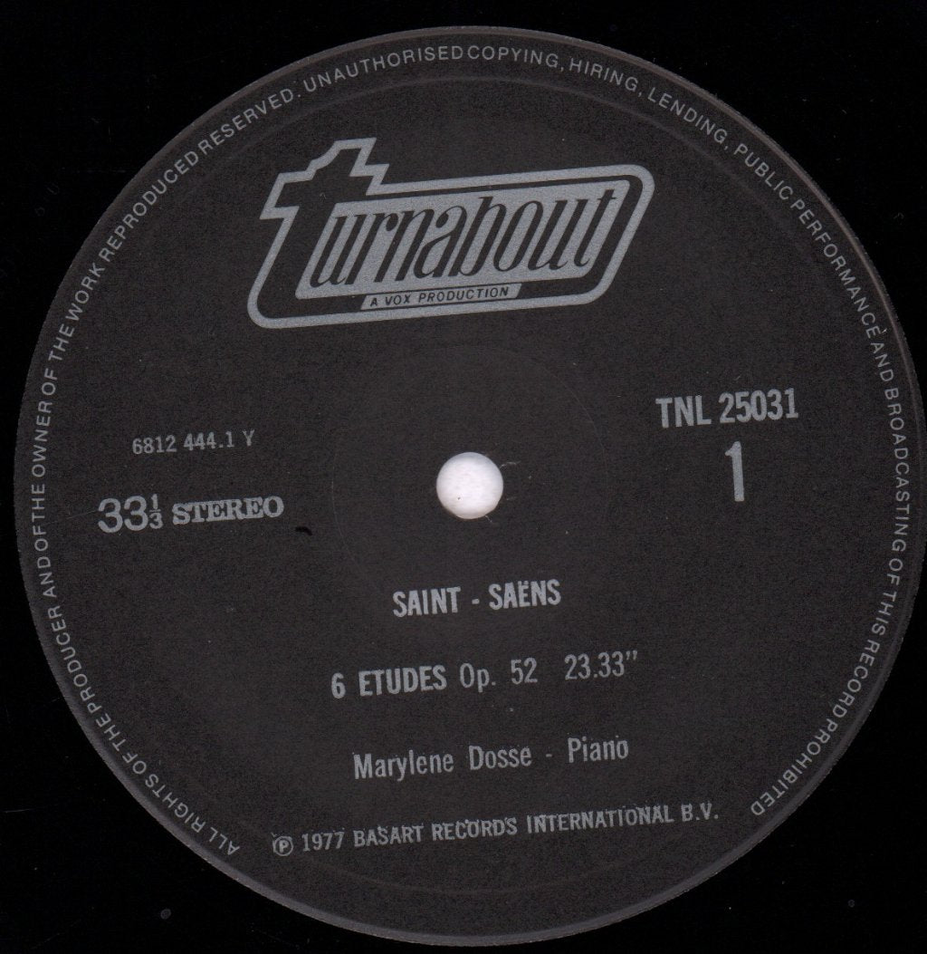 Marylene Dosse - Saint Saens - Lp