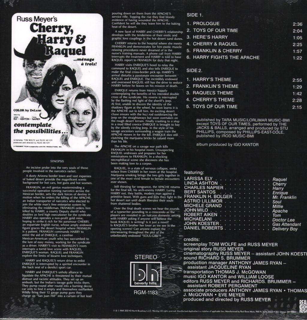 Russ Meyer's Cherry... & Harry & Raquel - Original Motion Picture Soundtrack - Lp