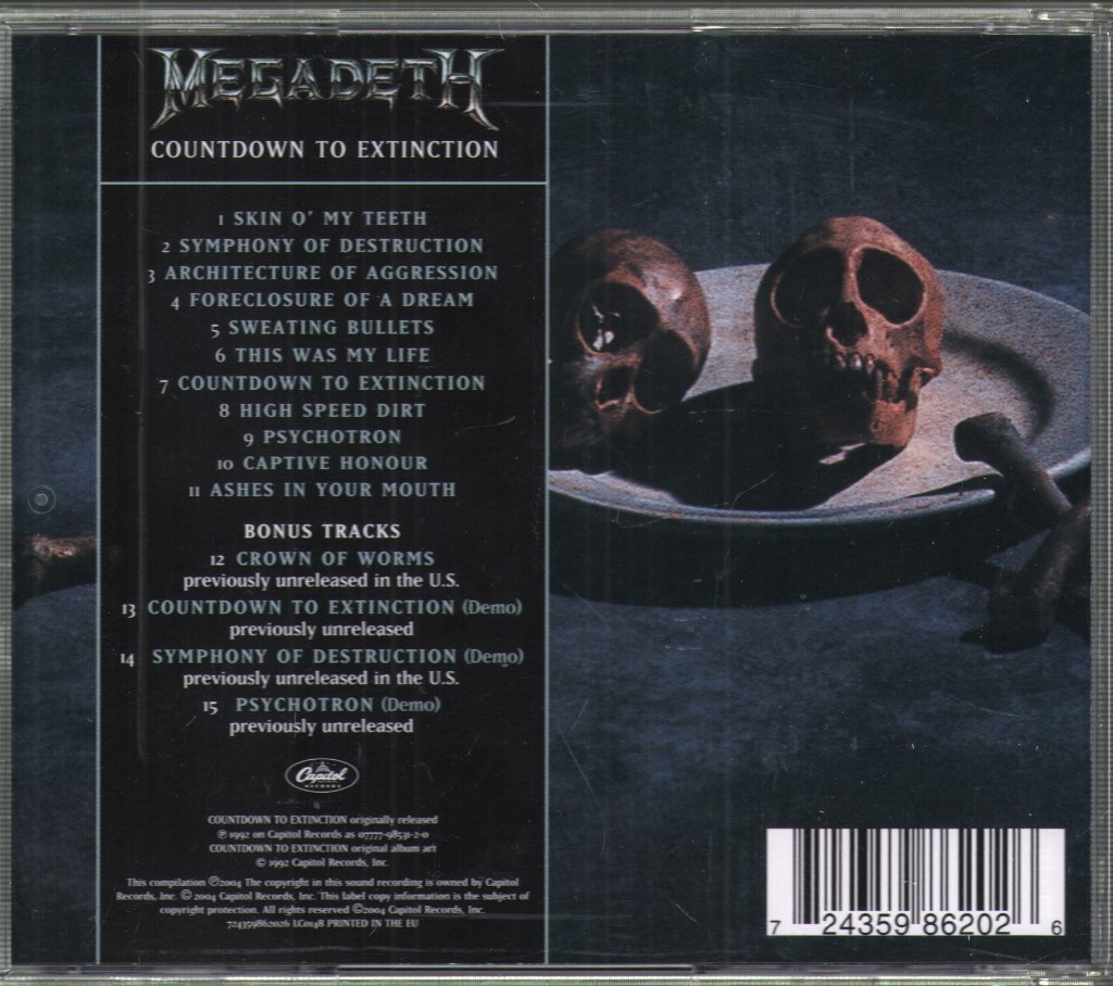 Megadeth - Countdown To Extinction - Cd