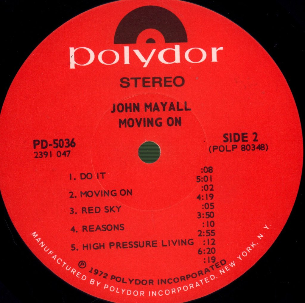 John Mayall - Moving On - Lp