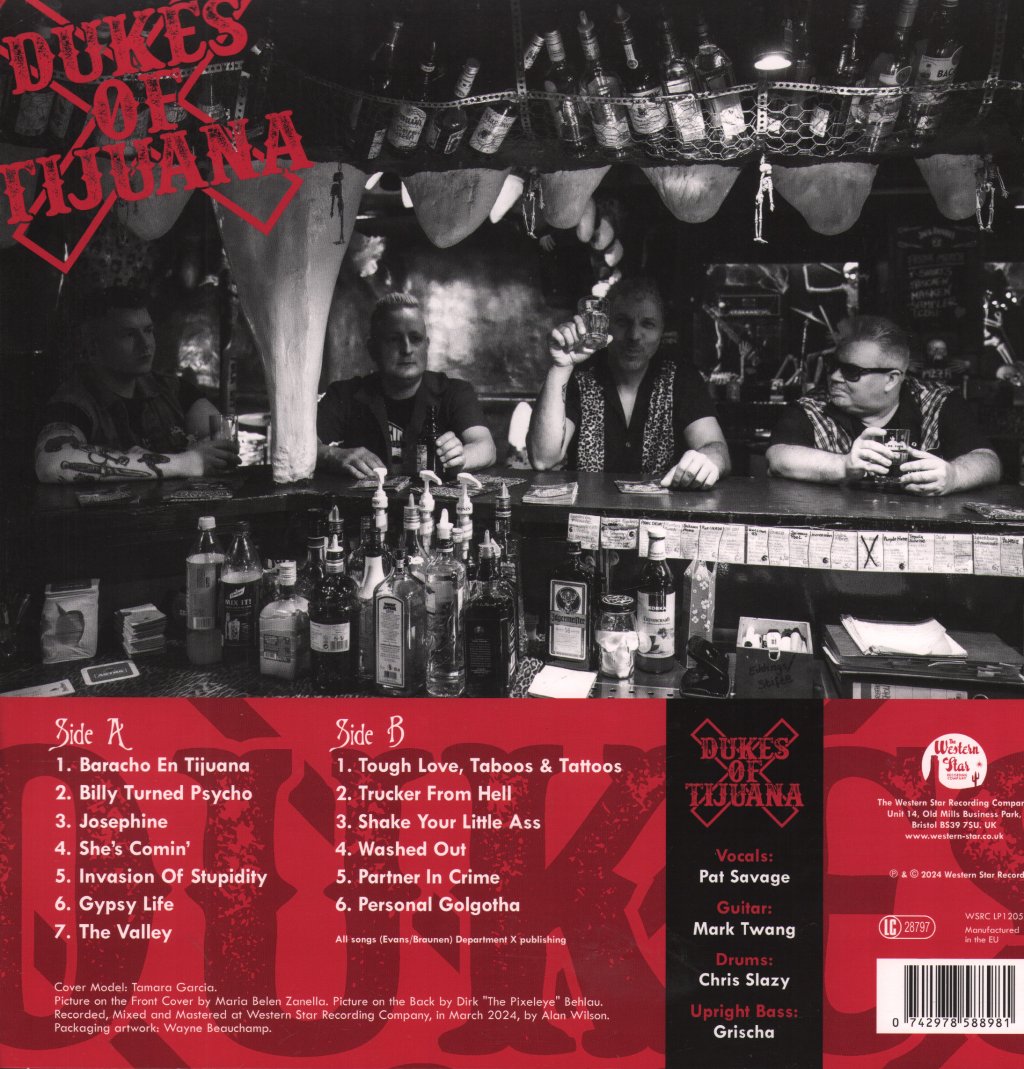 Dukes of Tijuana - Tough Love, Taboos & Tattoos - Lp