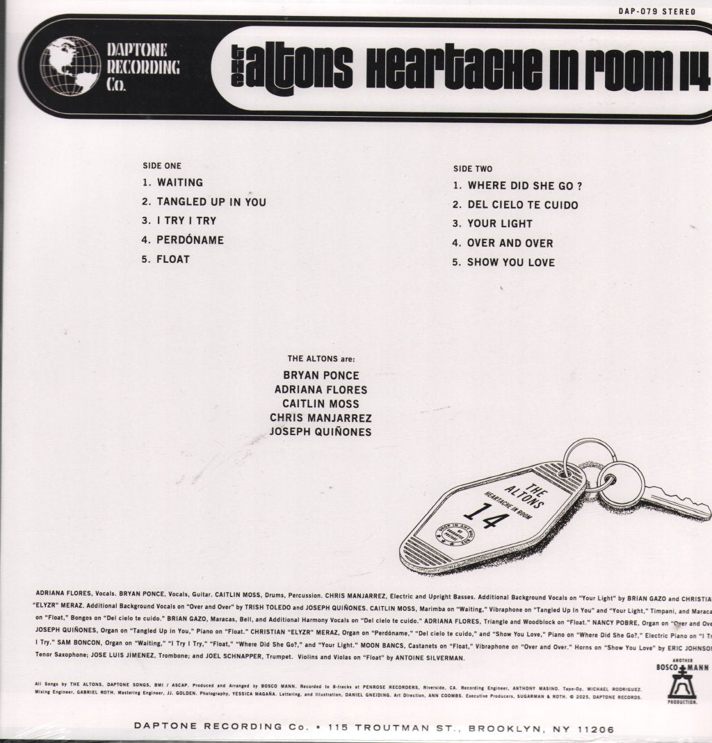 Altons - Heartache In Room 14 - Lp