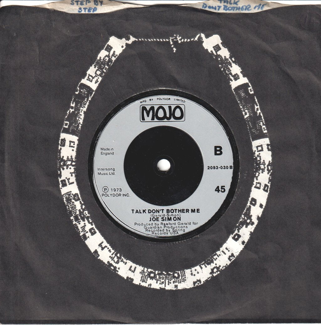 Joe Simon - Step By Step - 7 Inch